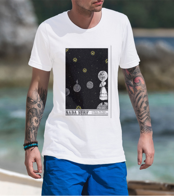 Nada Surf Le Bataclan Paris France Novembre 29 2024 Concert Cosmic T-Shirt