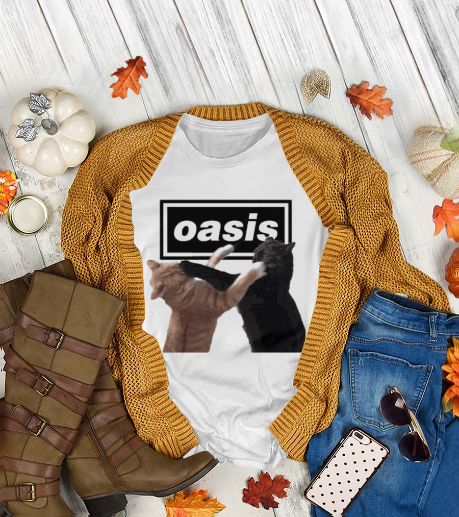 Oasis Live ’25 Tour Cat Fight T-Shirt