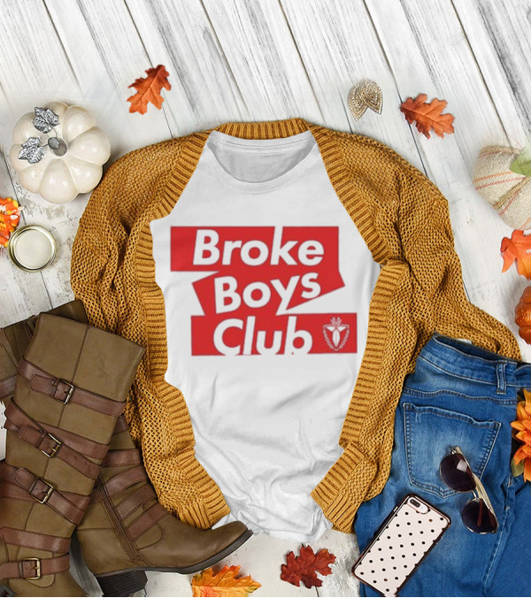 Terroriser Broke Boys Club Logo Red White Crest T-Shirt