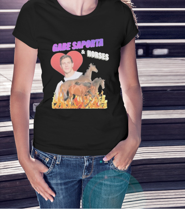 Gabe Saporta And Horses T-Shirt