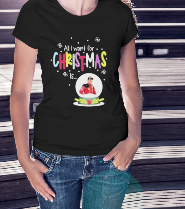 All I Want For Christmas Is Charles Leclerc Snow T-Shirt