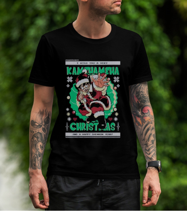 I Wish You A Very Kamehameha Christmas And A Happy Shenron Year T-Shirt