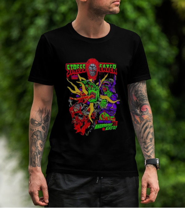 Stress Eater Graphic This Issue Everybody Eats Fierce T-Shirt