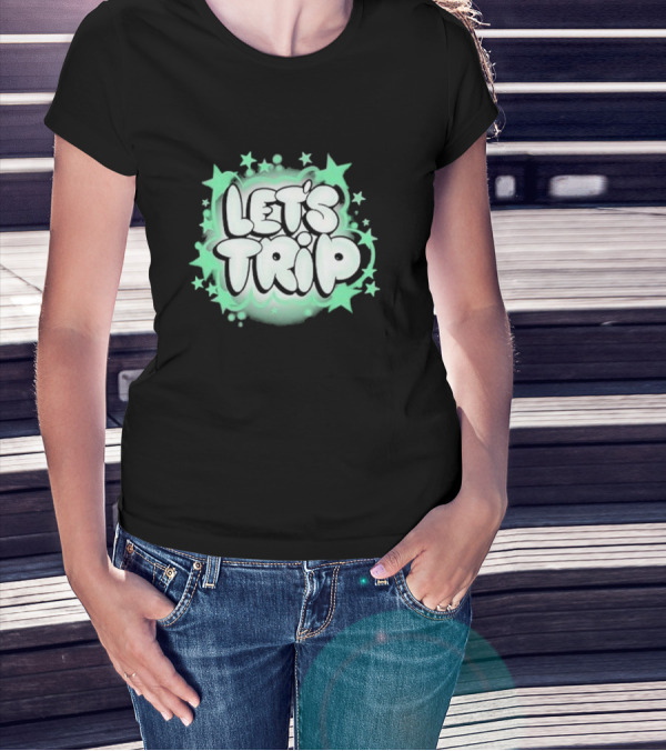 Sturniolo Let's Trip Airbrush Stars T-Shirt