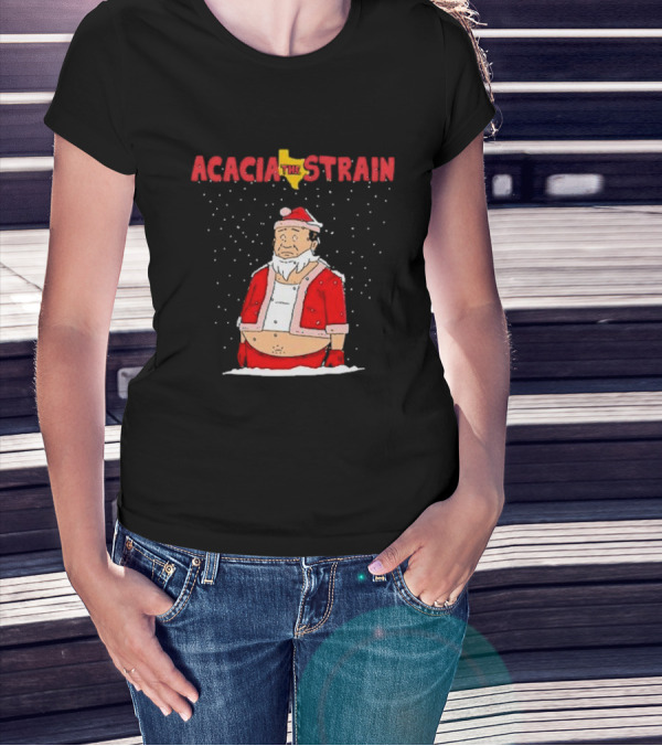Acacia The Strain Texas Santa Snowstorm T-Shirt