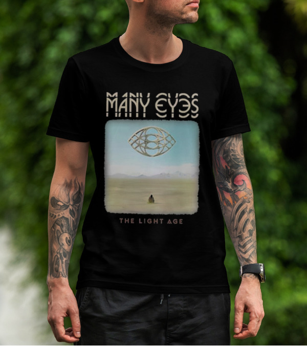 Many Eyes The Light Age Many Eyes Album Cover Desert Scene T-Shirt