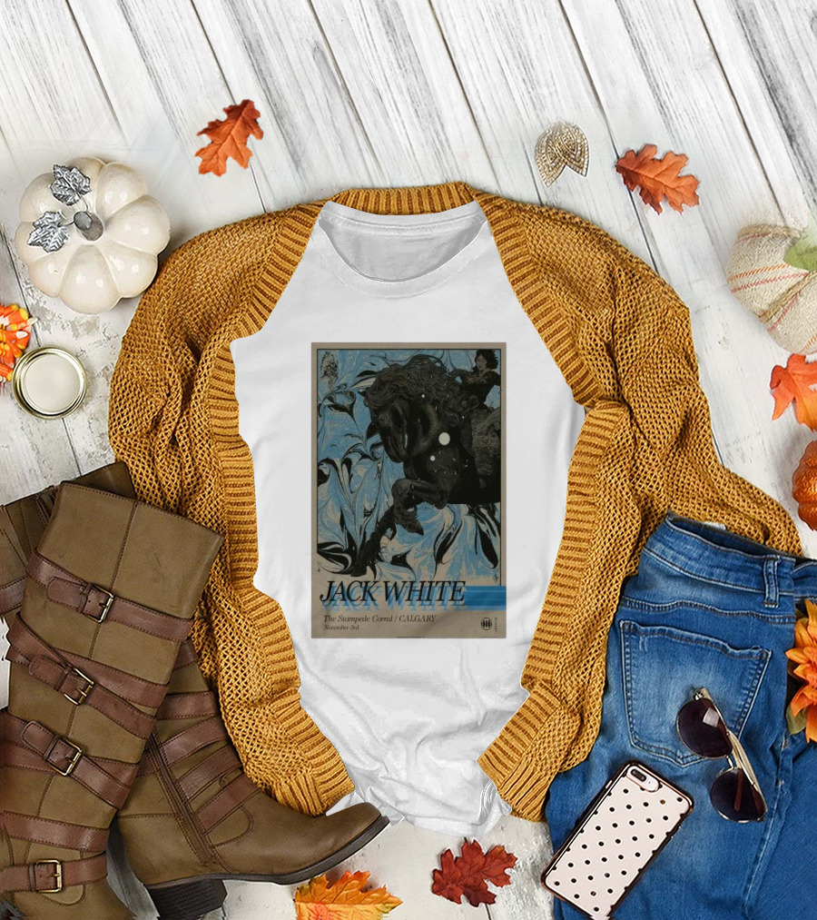 Jack White The Stampede Corral Calgary November 3rd T-Shirt