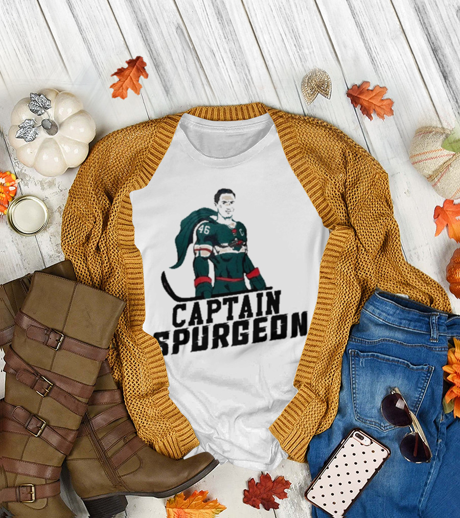 Matt Boldy Featuring Captain Spurgeon Hockey Hero 46 T-Shirt