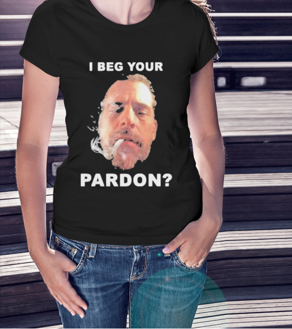 I Beg Your Pardon? Smoking Face Image T-Shirt