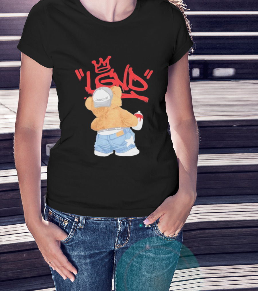 Tagger Bear LGND Lord Supply Graffiti T-Shirt