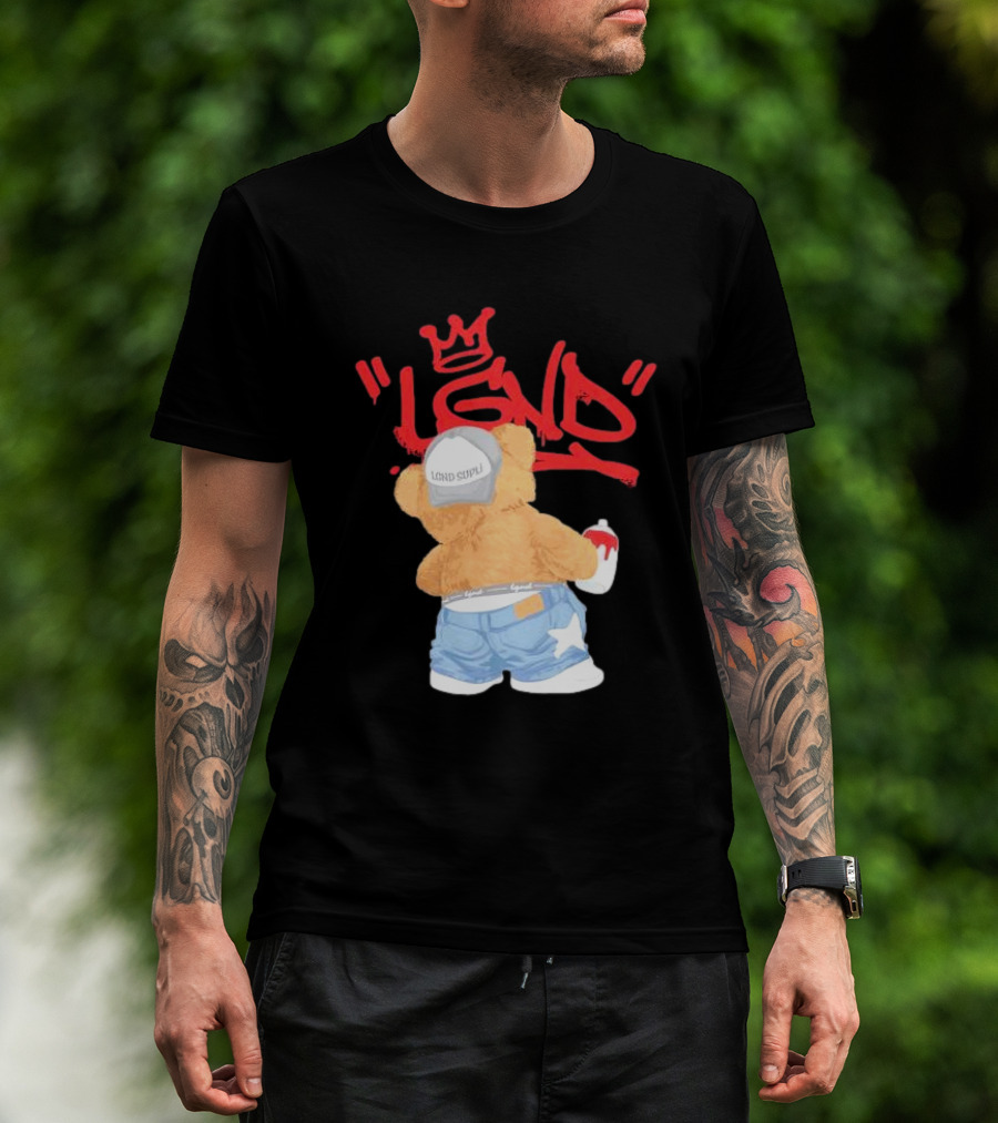 Tagger Bear LGND Lord Supply Graffiti T-Shirt