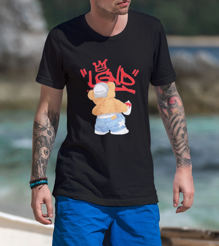 Tagger Bear LGND Lord Supply Graffiti T-Shirt
