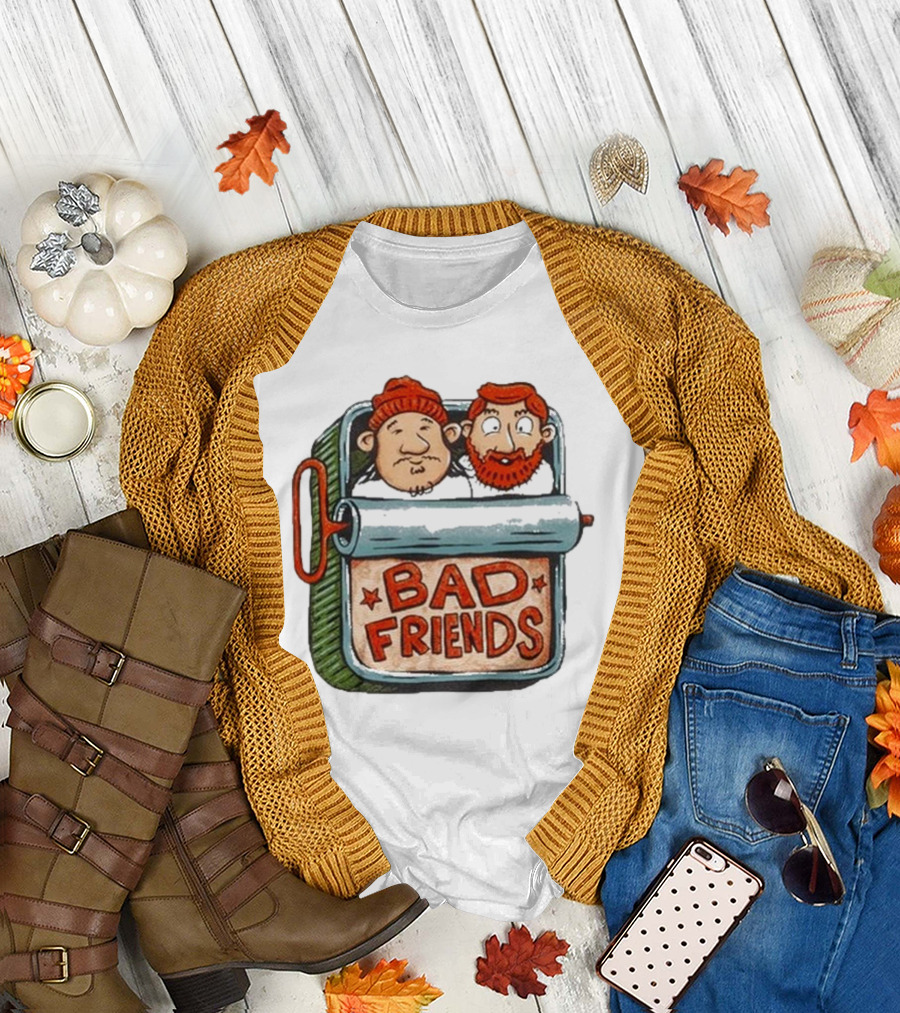 Bad Friends Meat Grinder Beanie and Redhead Duo T-Shirt