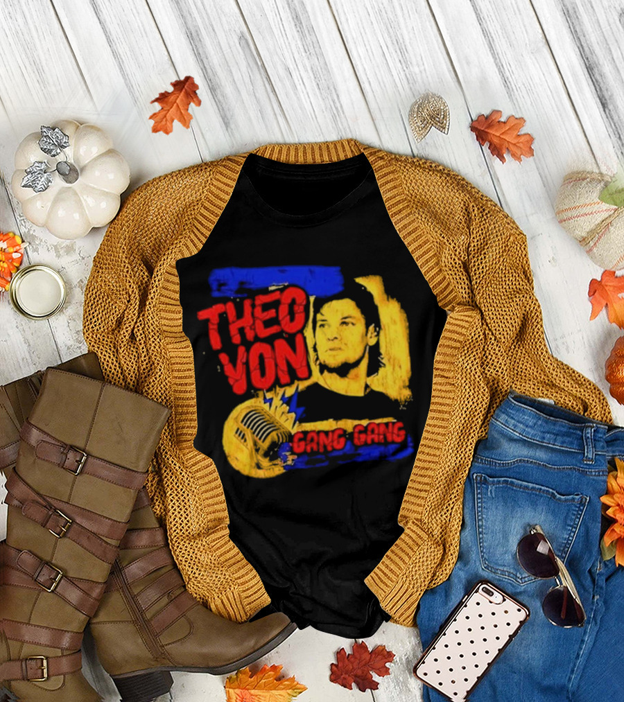 Theo Von Gang Gang 90s Pepper Mic T-Shirt