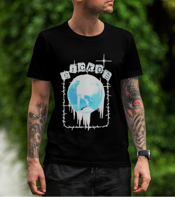 Sickos Ice World Frozen Barbed Wire T-Shirt
