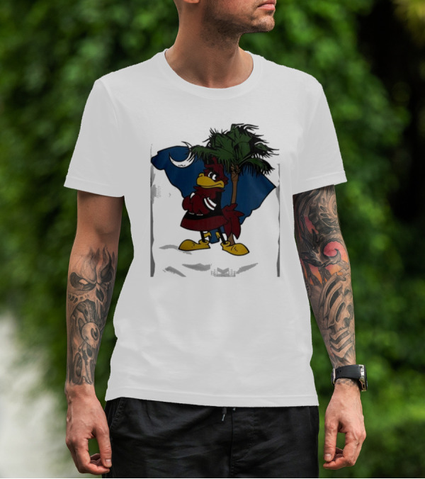South Carolina Gamecocks Football Palmetto Moon Rooster T-Shirt
