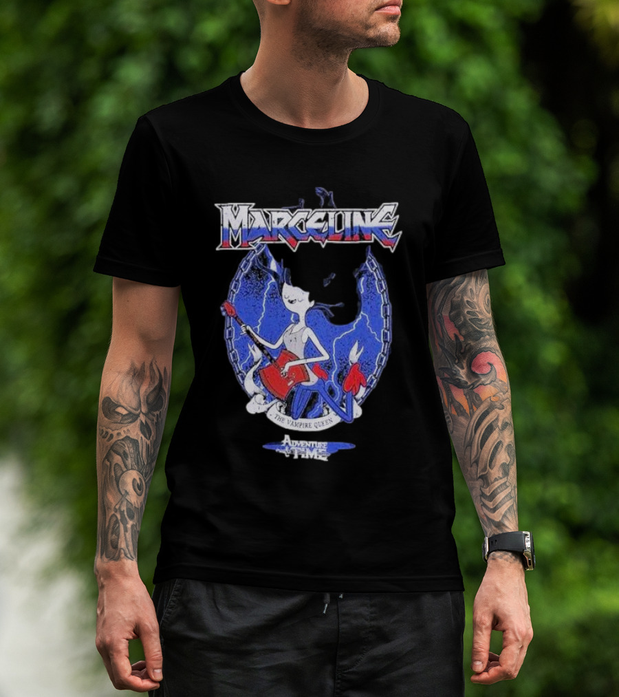 Marceline The Vampire Queen Adventure Time Metal Style Girls T-Shirt