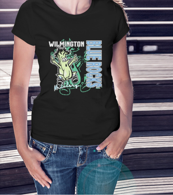 Wilmington Blue Rocks Mr. Celery Official Mascot T-Shirt