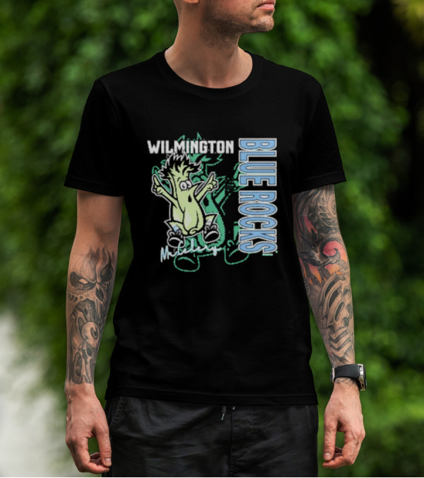 Wilmington Blue Rocks Mr. Celery Official Mascot T-Shirt