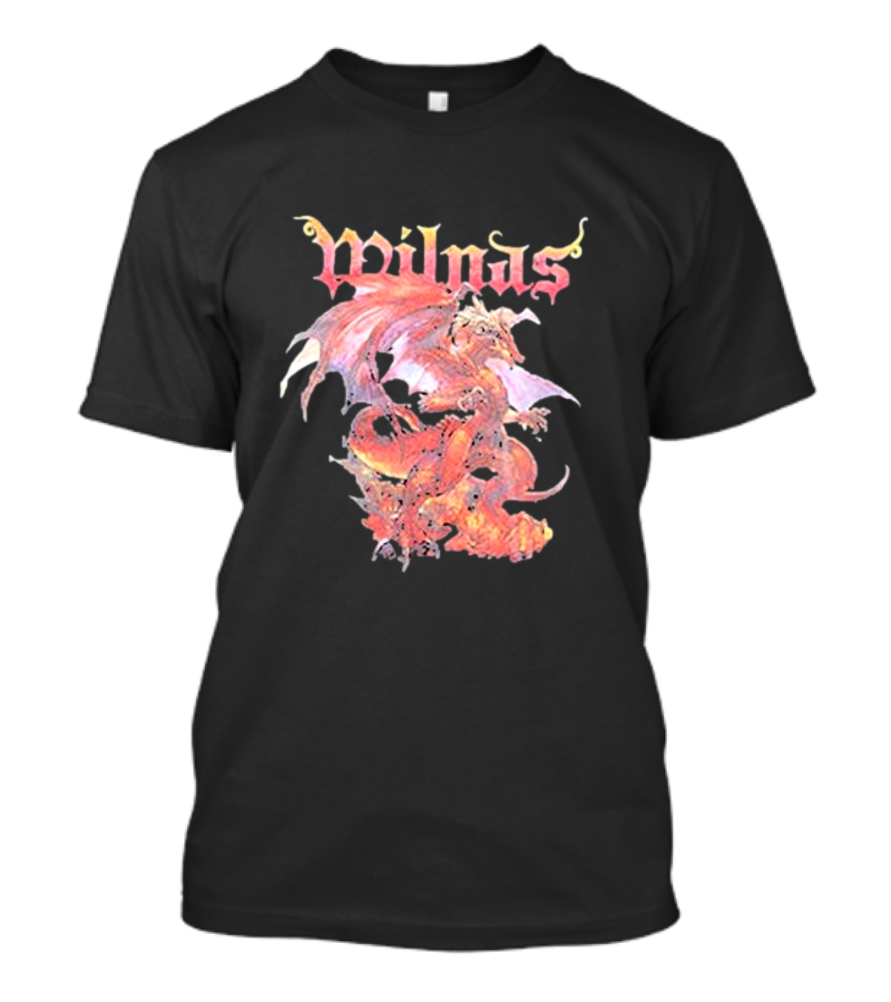 Wilnas Dragon Heavy Metal Fantasy T-Shirt