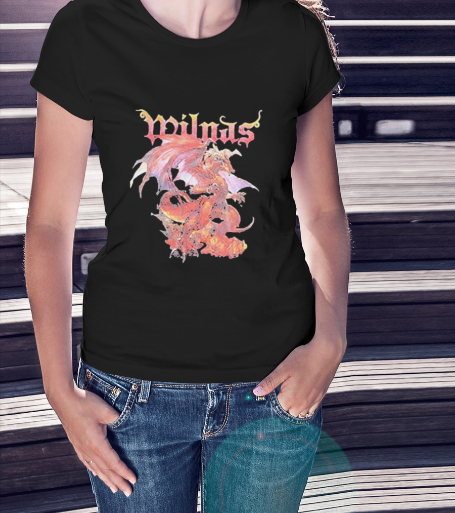 Wilnas Dragon Heavy Metal Fantasy T-Shirt