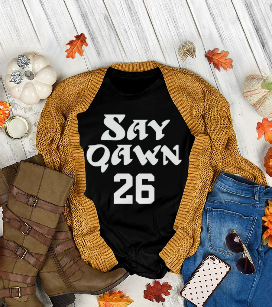 Say Qawn 26 Saquon Barkley Football Fan T-Shirt