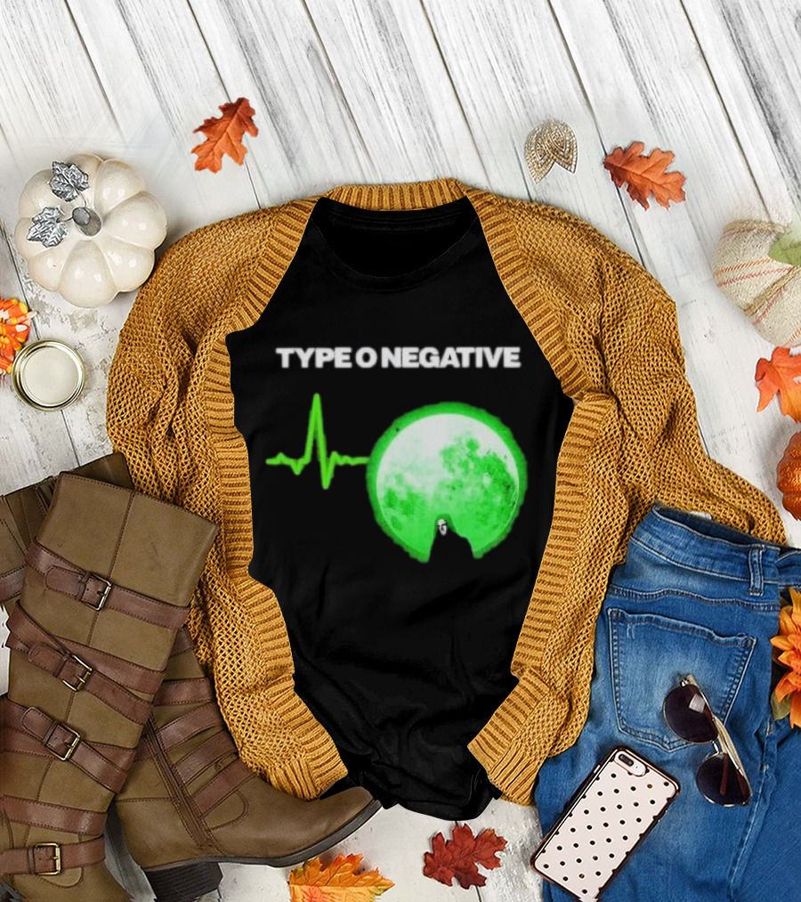 TYPE O NEGATIVE Green Moon Heartbeat T-Shirt
