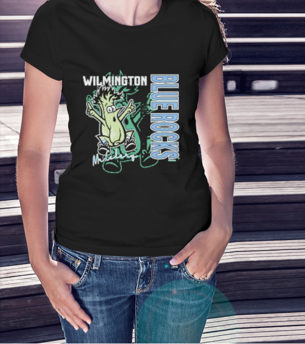 Wilmington Blue Rocks Mr. Celery Character T-Shirt
