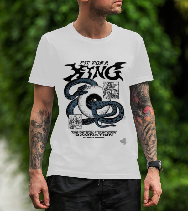 Fit For A King Snake Eyeball Born From Every Precious Dream Damnation T-Shirt