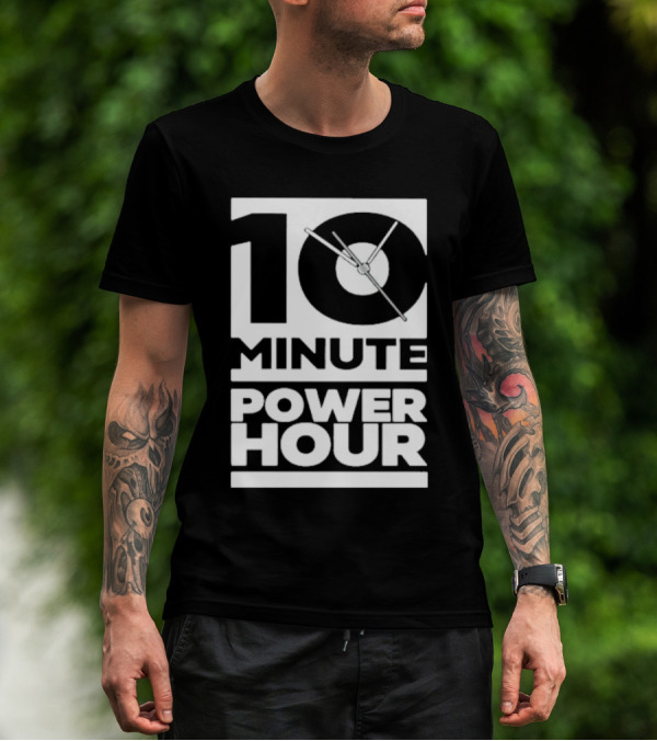 10 Minute Power Hour Clock Design Game Grumps T-Shirt