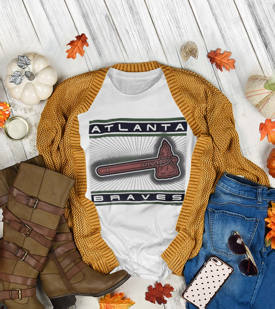 Atlanta Braves Tomahawk Iconic Pro Player T-Shirt