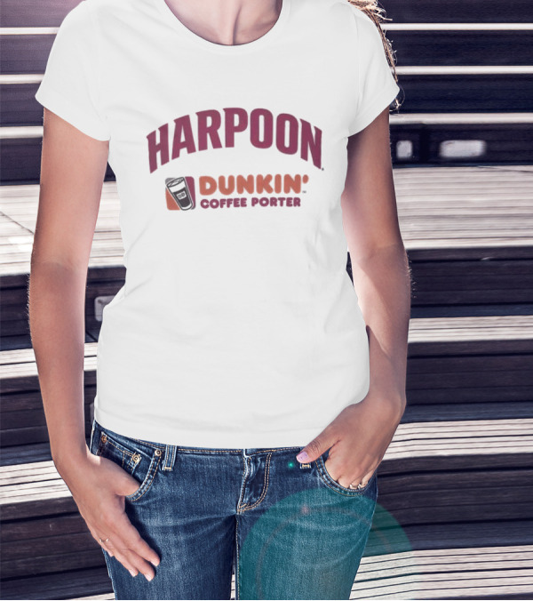 HARPOON Dunkin' Coffee Porter Collaboration T-Shirt