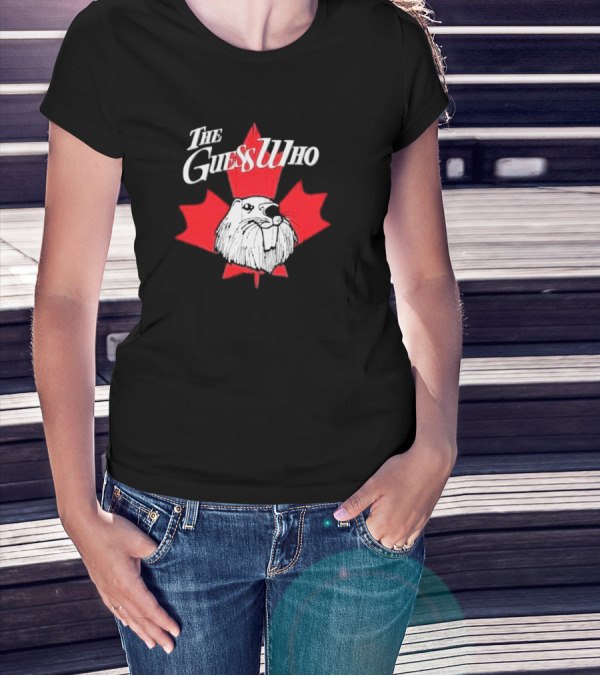 The Guess Who Merry Christmas Maple Leaf Otter T-Shirt