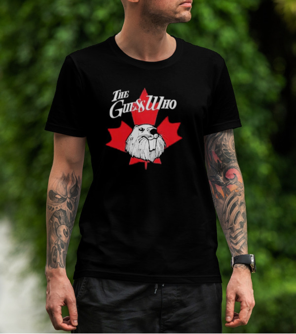 The Guess Who Merry Christmas Maple Leaf Otter T-Shirt