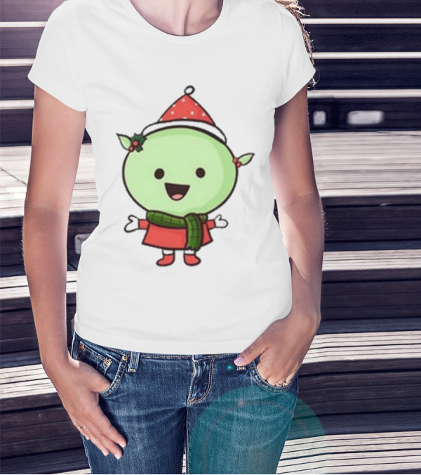 Nanalan Christmas Mona Festive Holiday Character T-Shirt