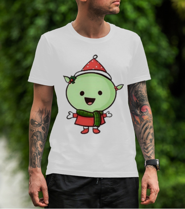 Nanalan Christmas Mona Festive Holiday Character T-Shirt