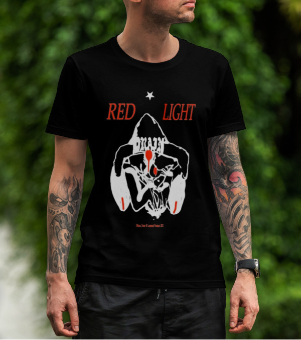 Bladee Drain Gang Red Light Miss Them Crowns Frieza 333 T-Shirt
