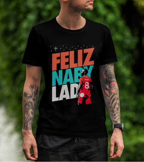 Feliz Naby Lad Liverpool FC Naby Keita Christmas Soccer T-Shirt