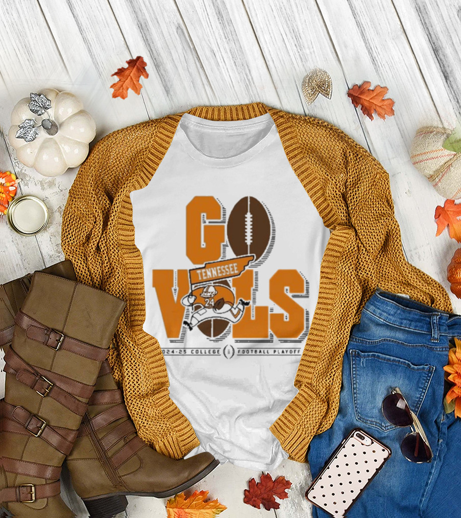Go Vols Tennessee 2024-25 College Football Playoff Vintage T-Shirt