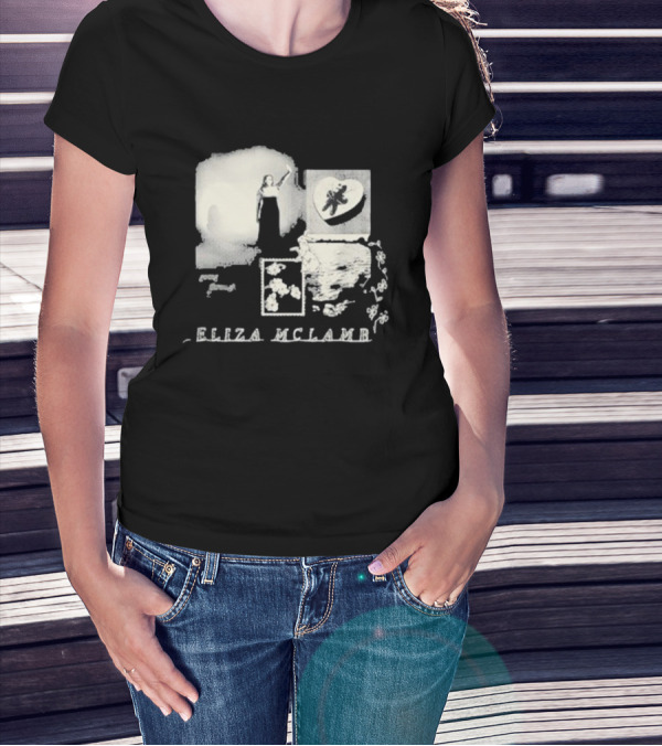 Eliza Mclamb Going Through It Vintage Heart And Floral Aesthetic T-Shirt