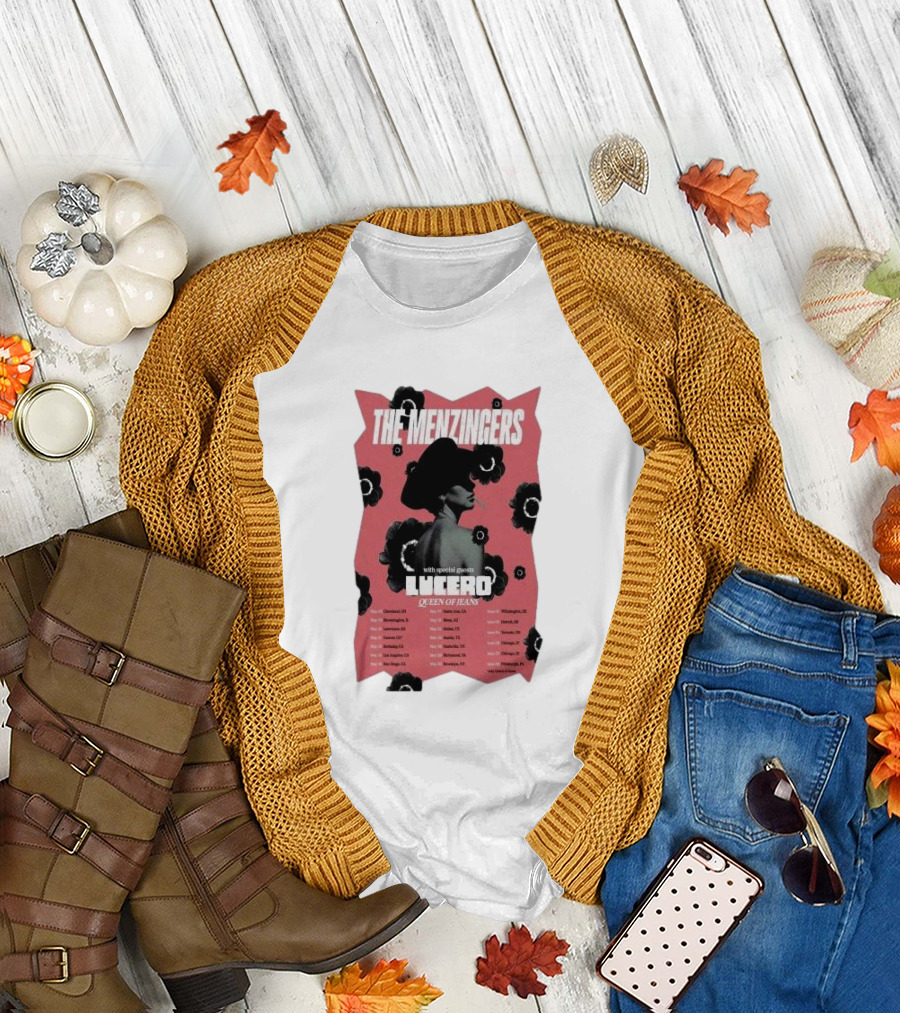 The Menzingers Tour 2025 with Lucero and Queen of Jeans Dates and Locations T-Shirt