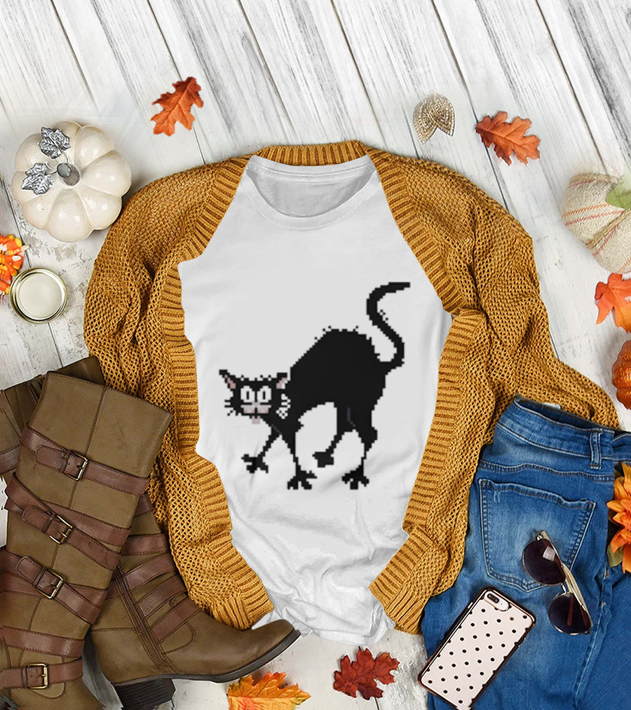 Tom Ward 8 Bit Pixel Art Tom Cat T-Shirt