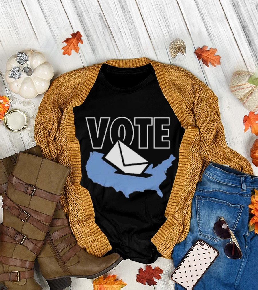 Vote Envelope Map T-Shirt