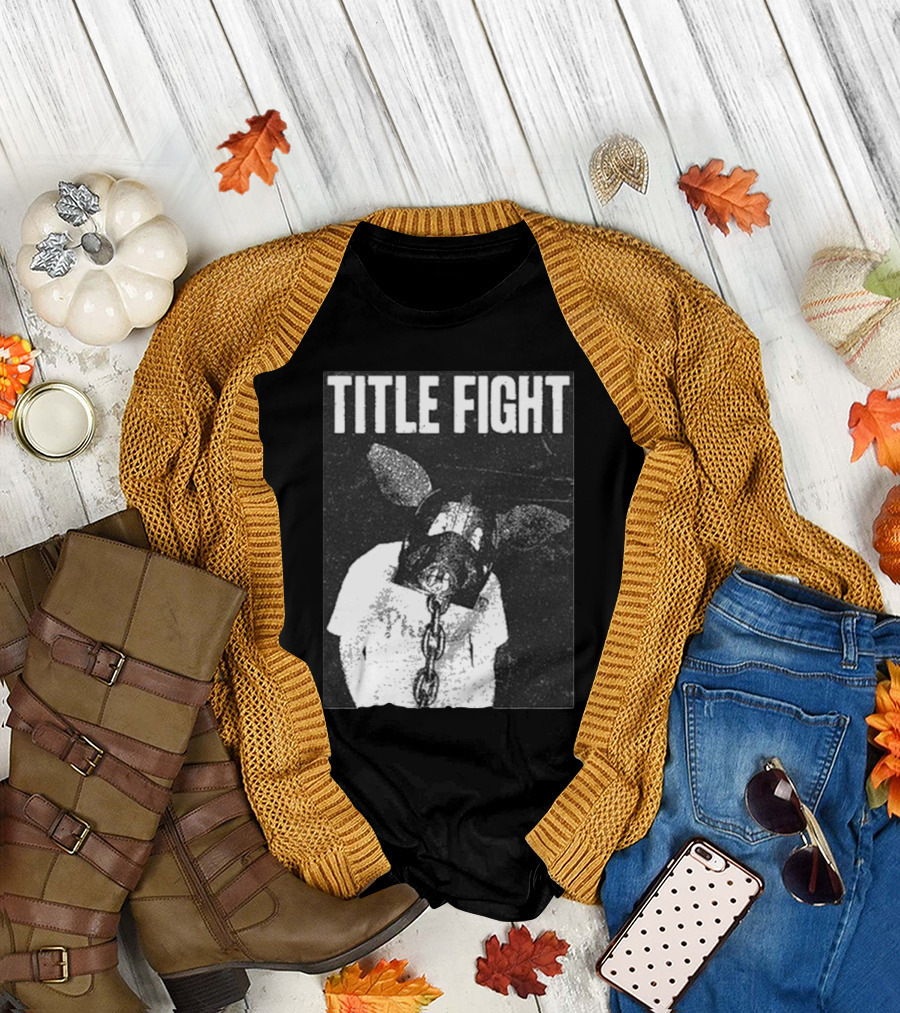 TITLE FIGHT CHAINED PIG MASK T-Shirt