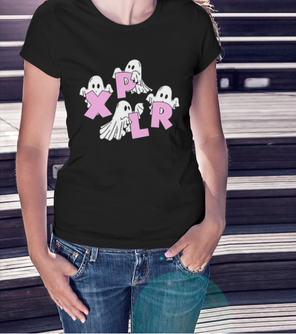 Xplr Ghosts With Pink Letters T-Shirt