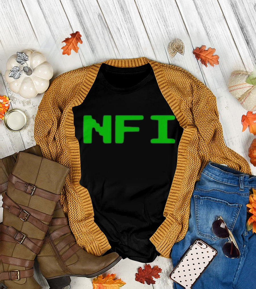Ewanmitchellitalia Warchild NFI Green Text T-Shirt
