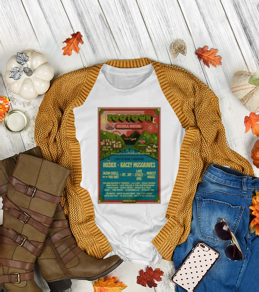 Zootown Festival July 4-5 2025 Missoula County Fairgrounds Hozier Kacey Musgraves Modest Mouse T-Shirt