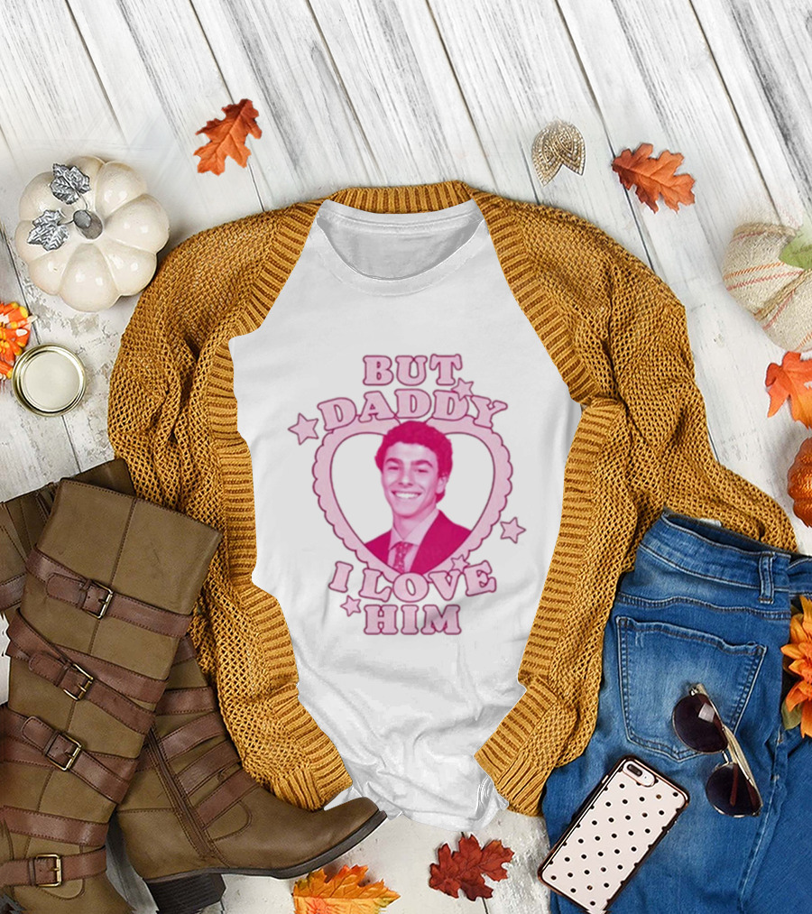 But Daddy I Love Him Luigi Mangione Heart Frame T-Shirt