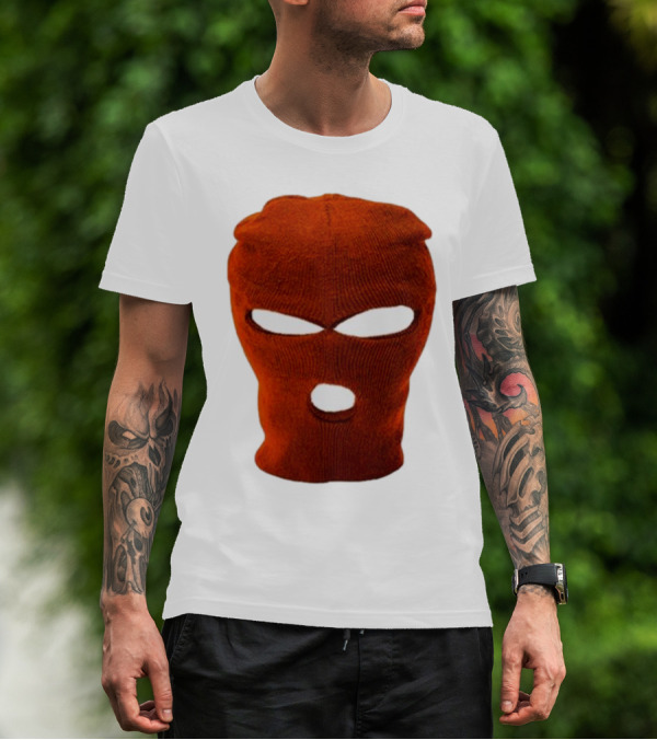 Nobigdyl Rob Hell Red Ski Mask T-Shirt