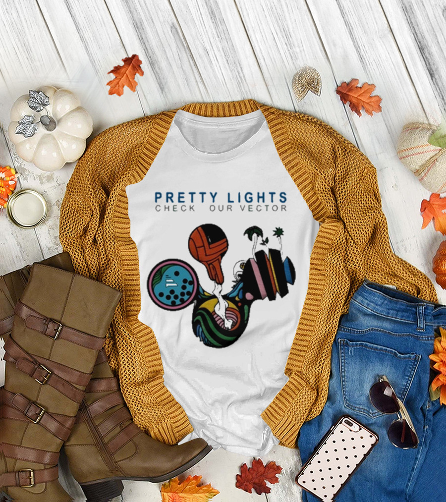 Pretty Lights Check Our Vector New T-Shirt